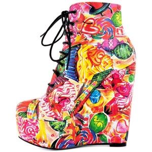 Iron Fist Sweets for my Sweet Wedges candy booties